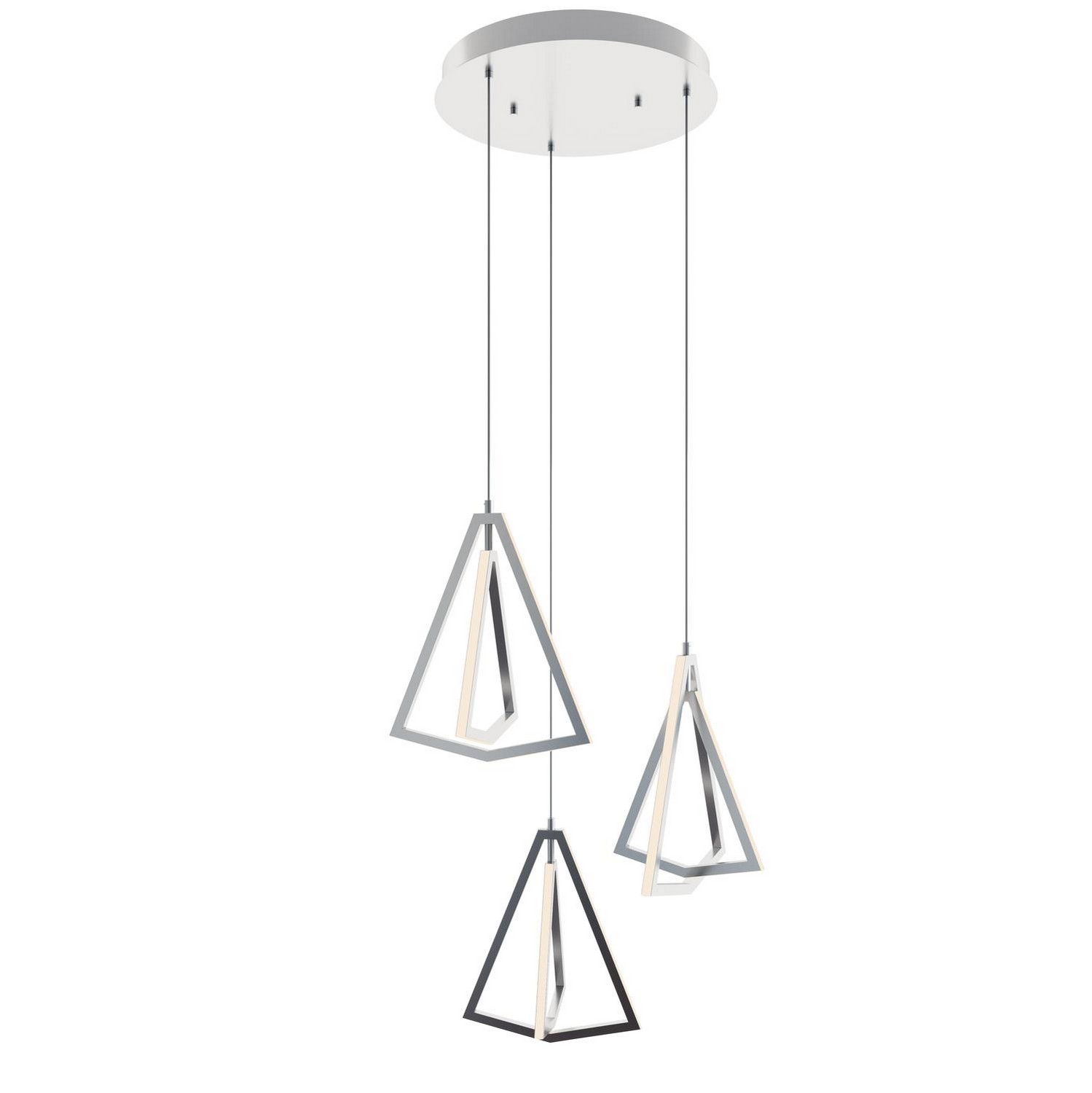AFX Lighting Gianna LED Pendant in Satin Nickel - GNAP15L30D1SNRND3