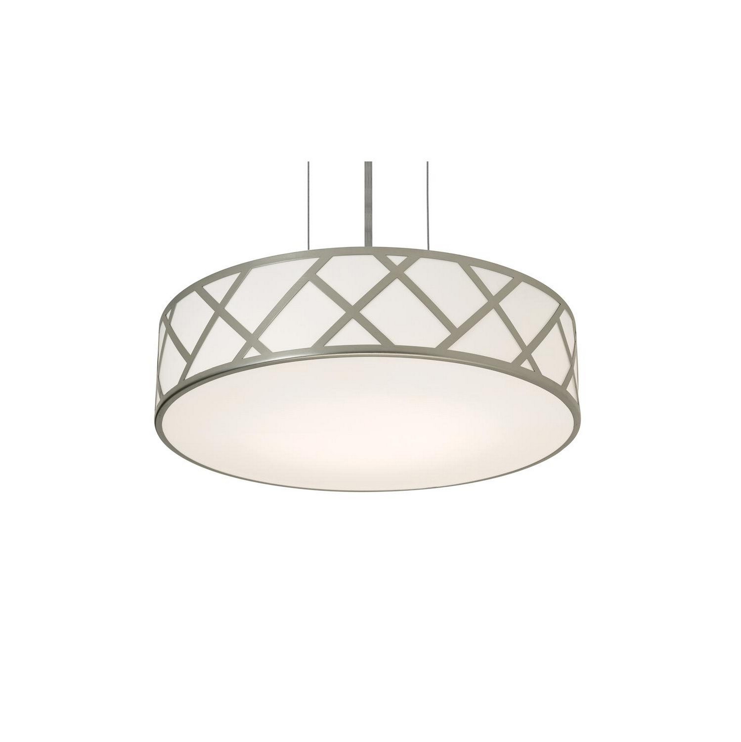 AFX Lighting Haven Three Light Pendant in Satin Nickel - HVNP17MBSN
