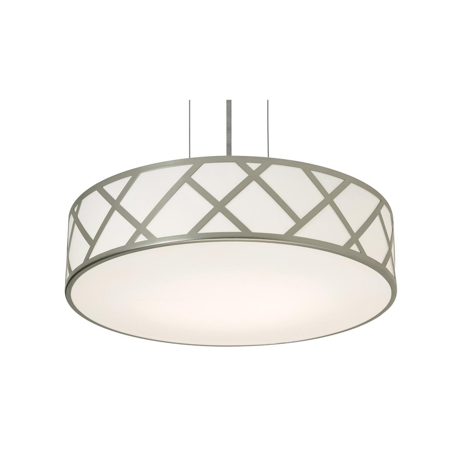 AFX Lighting Haven Three Light Pendant in Satin Nickel - HVNP21MBSN