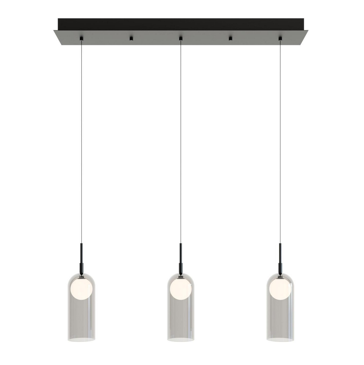 AFX Lighting Kiran LED Pendant in Black - KRNP04L30D1BKLNR3