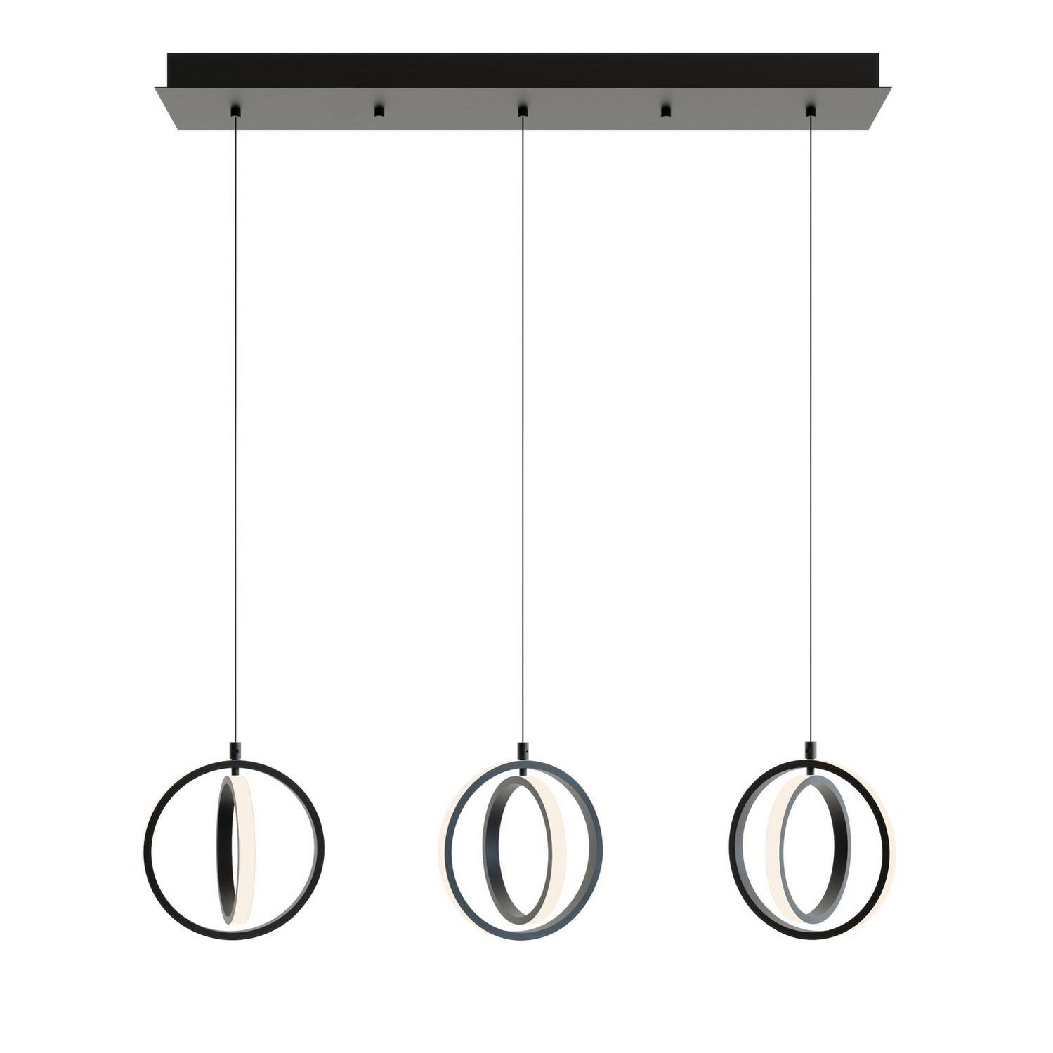 AFX Lighting Lock LED Pendant in Black - LCKP09L30D1BKLNR3