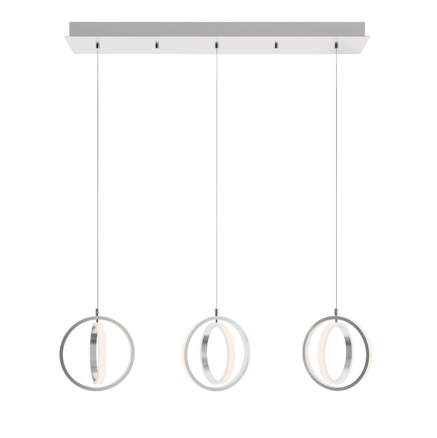 AFX Lighting Lock LED Pendant in Satin Nickel - LCKP09L30D1SNLNR3