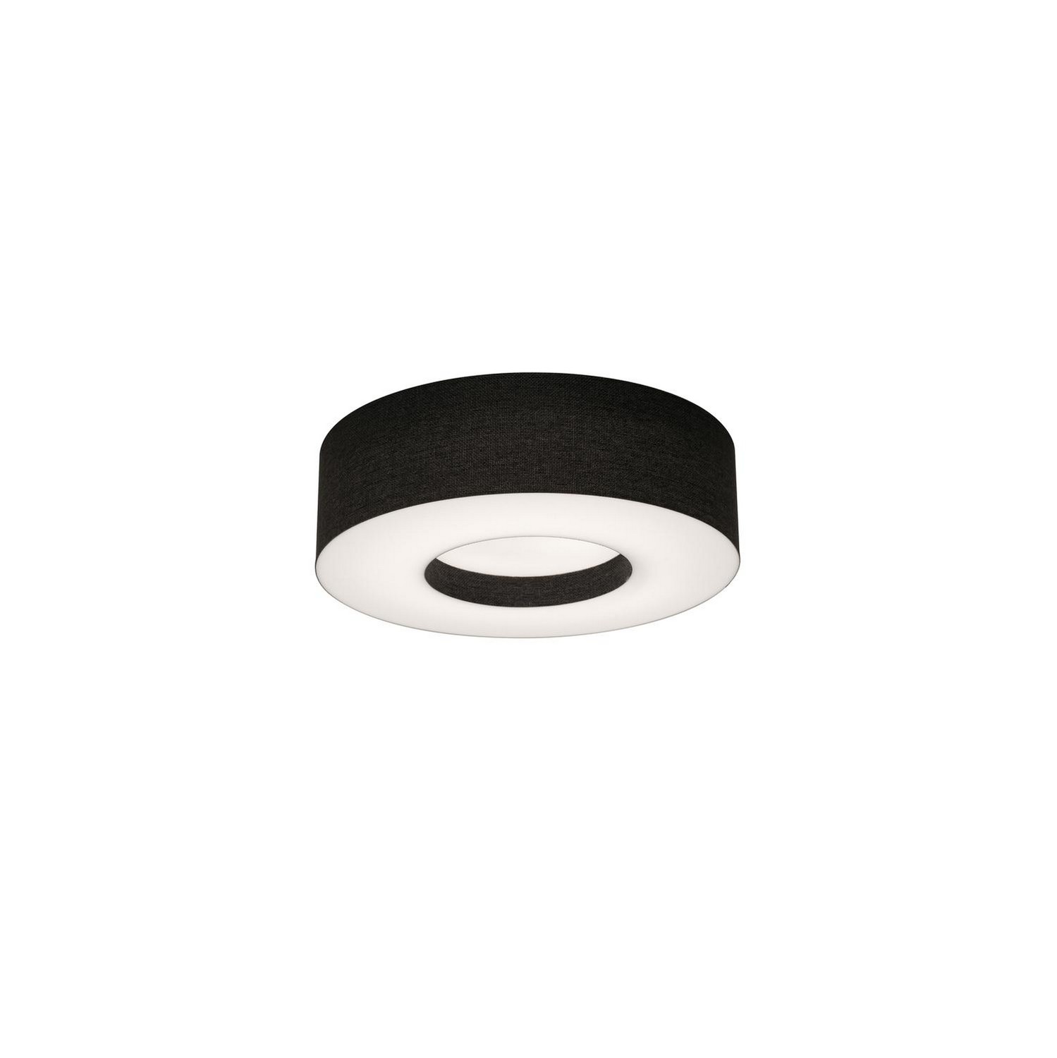 AFX Lighting Montclair Two Light Flush Mount in Black - MCF1214MB-BK