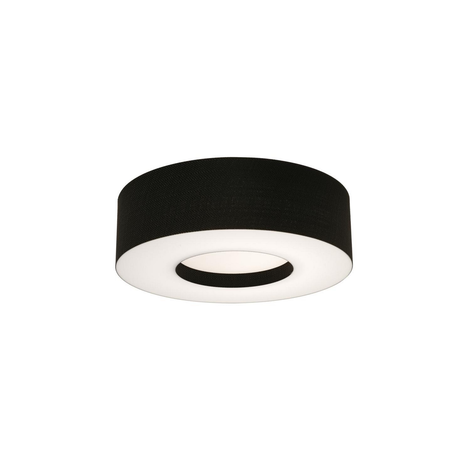 AFX Lighting Montclair Two Light Flush Mount in Black - MCF1524MB-BK