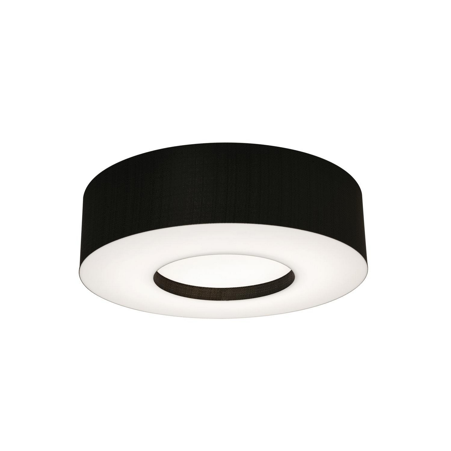 AFX Lighting Montclair Two Light Flush Mount in Black - MCF1932MB-BK
