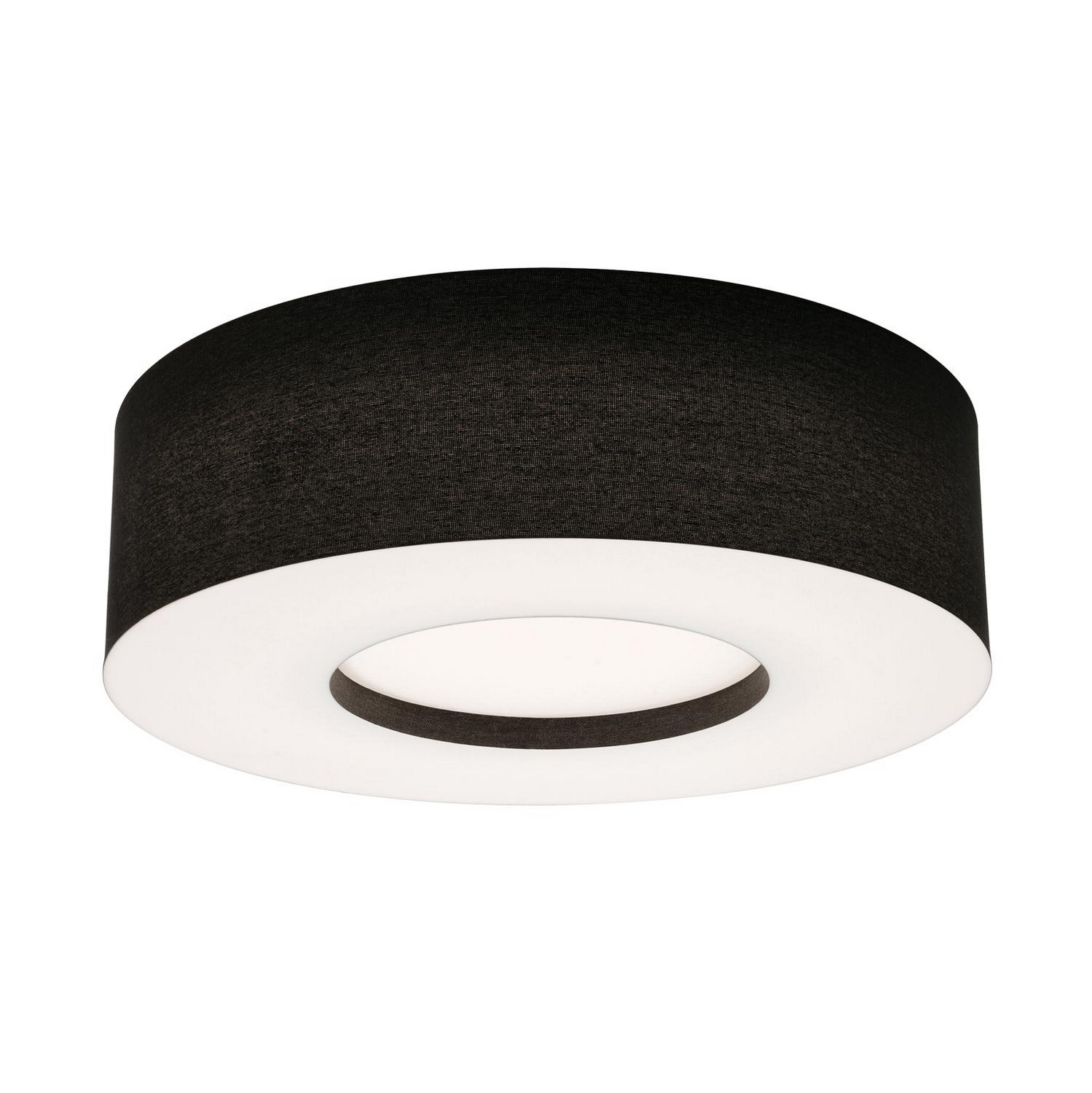 AFX Lighting Montclair Three Light Flush Mount in Black - MCF2432MB-BK