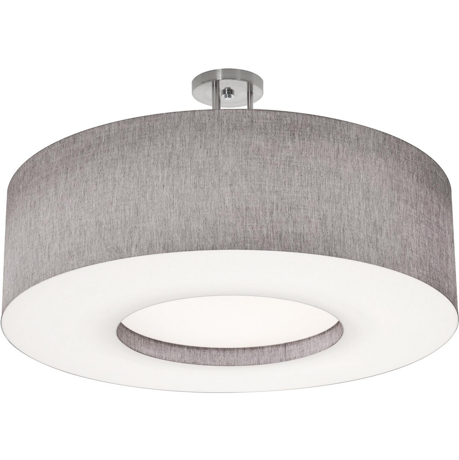 AFX Lighting Montclair LED Ceiling Mount in Satin Nickel - MCF3044L5AJUD-GYSF