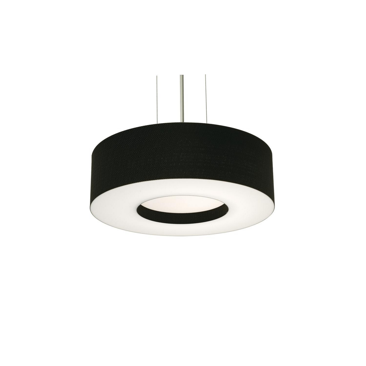 AFX Lighting Montclair Three Light Pendant in Satin Nickel - MCP1524MBSN-BK