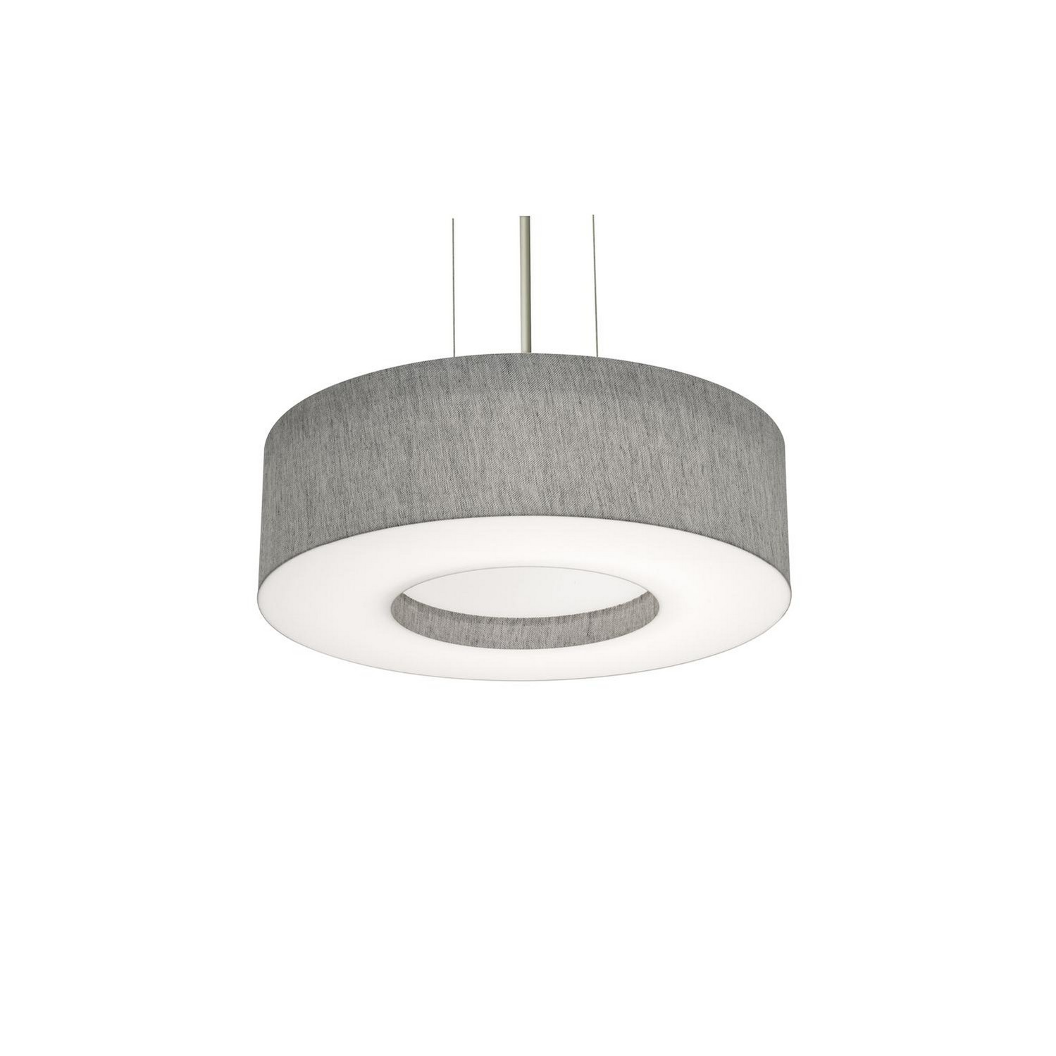 AFX Lighting Montclair Three Light Pendant in Satin Nickel - MCP1524MBSN-GY