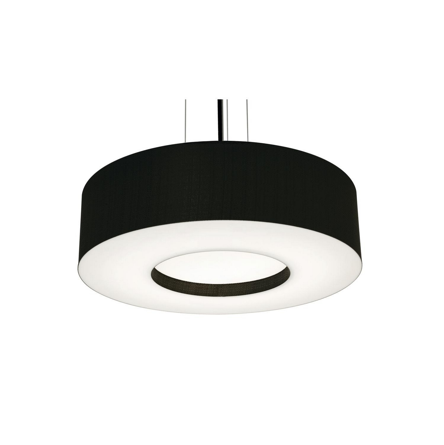 AFX Lighting Montclair Three Light Pendant in Black - MCP1932MBBK-BK
