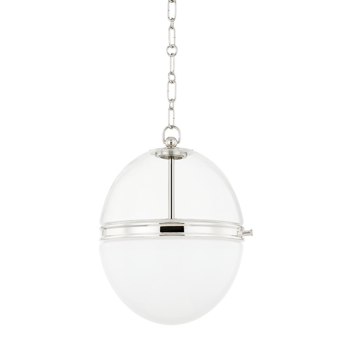 Hudson Valley Donnell One Light Pendant in Polished Nickel - 3815-PN