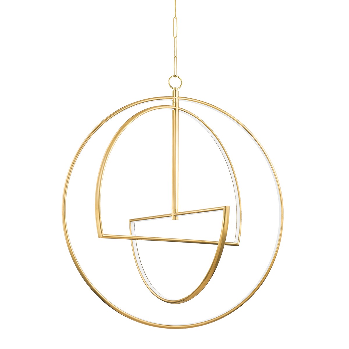 Hudson Valley Welland LED Chandelier in Aged Brass - 5440-AGB