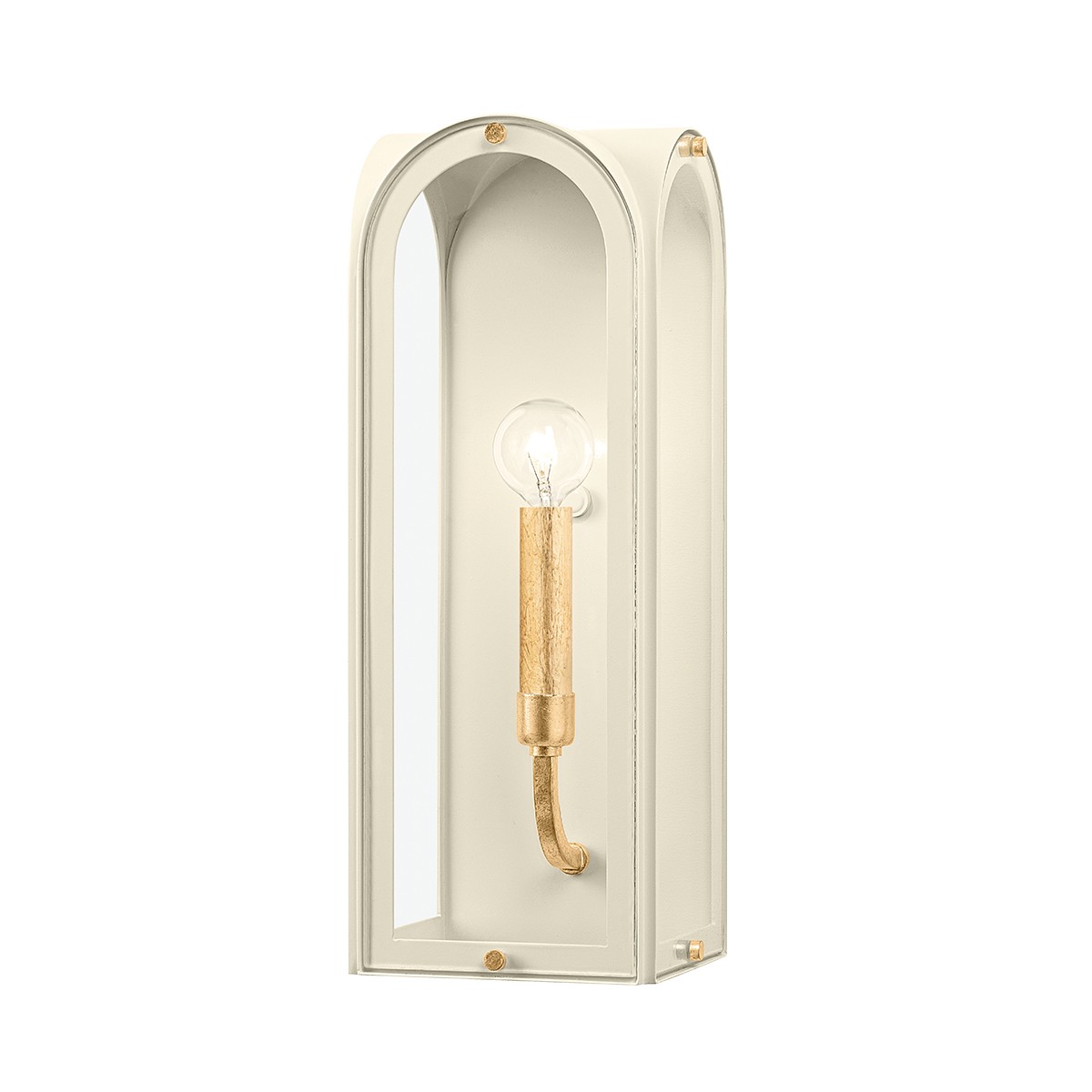 Hudson Valley Lincroft One Light Wall Sconce in Vintage Gold Leaf/Soft Sand - 6606-VGL/SSD