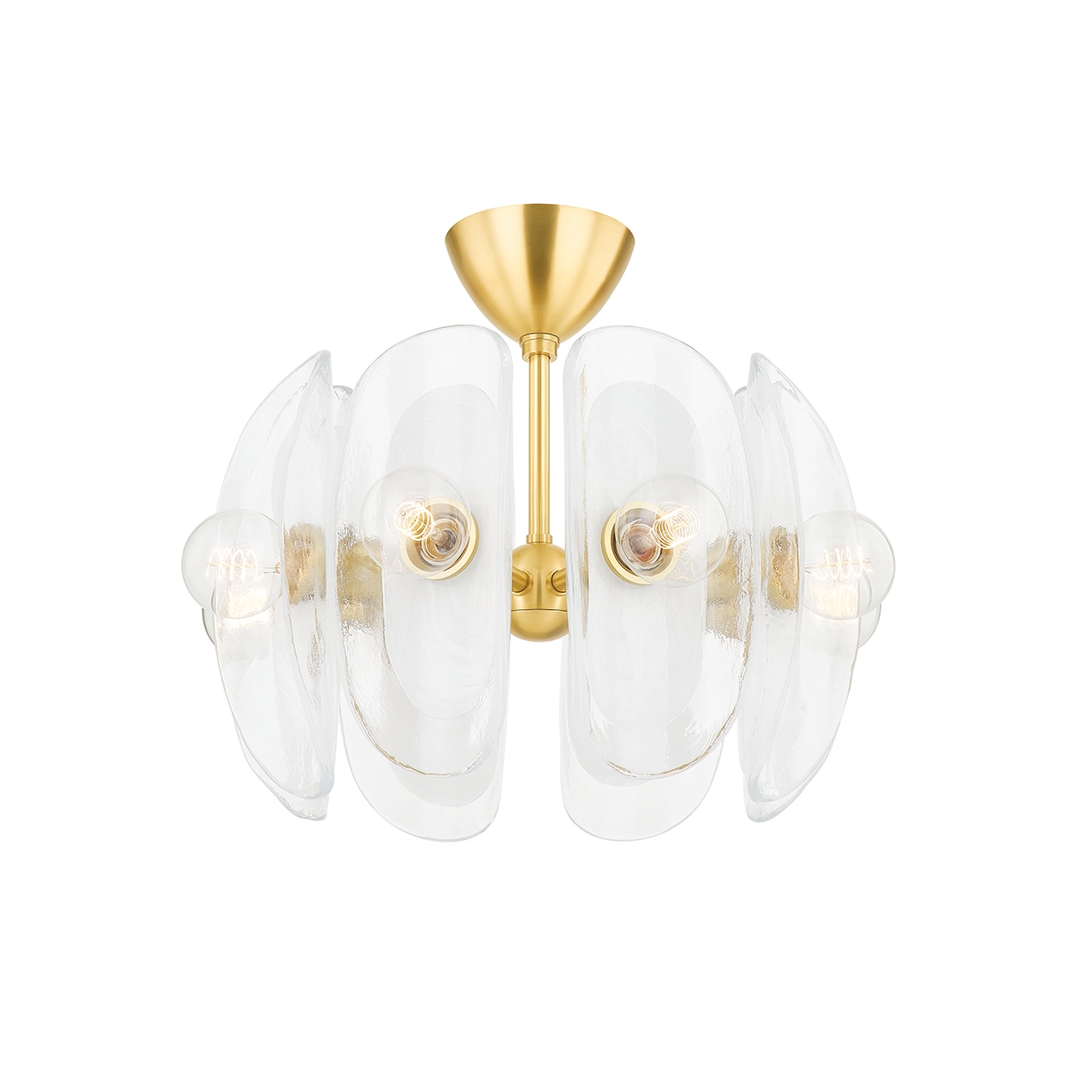 Hilo Eight Light Semi Flush Mount