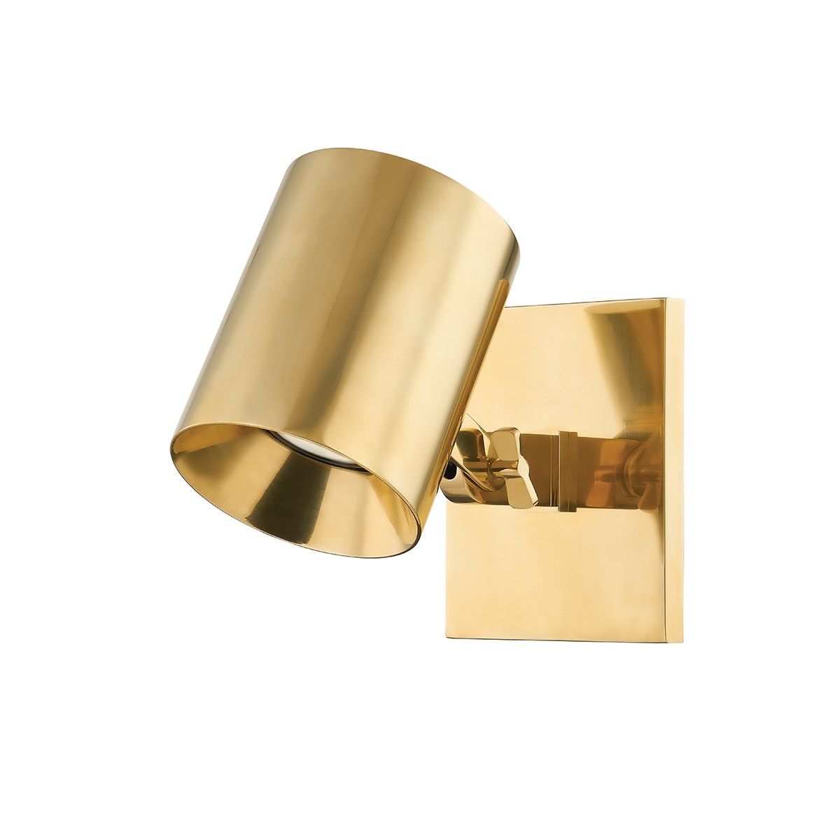 Hudson Valley Highgrove One Light Wall Sconce in Aged Brass - MDS1700-AGB