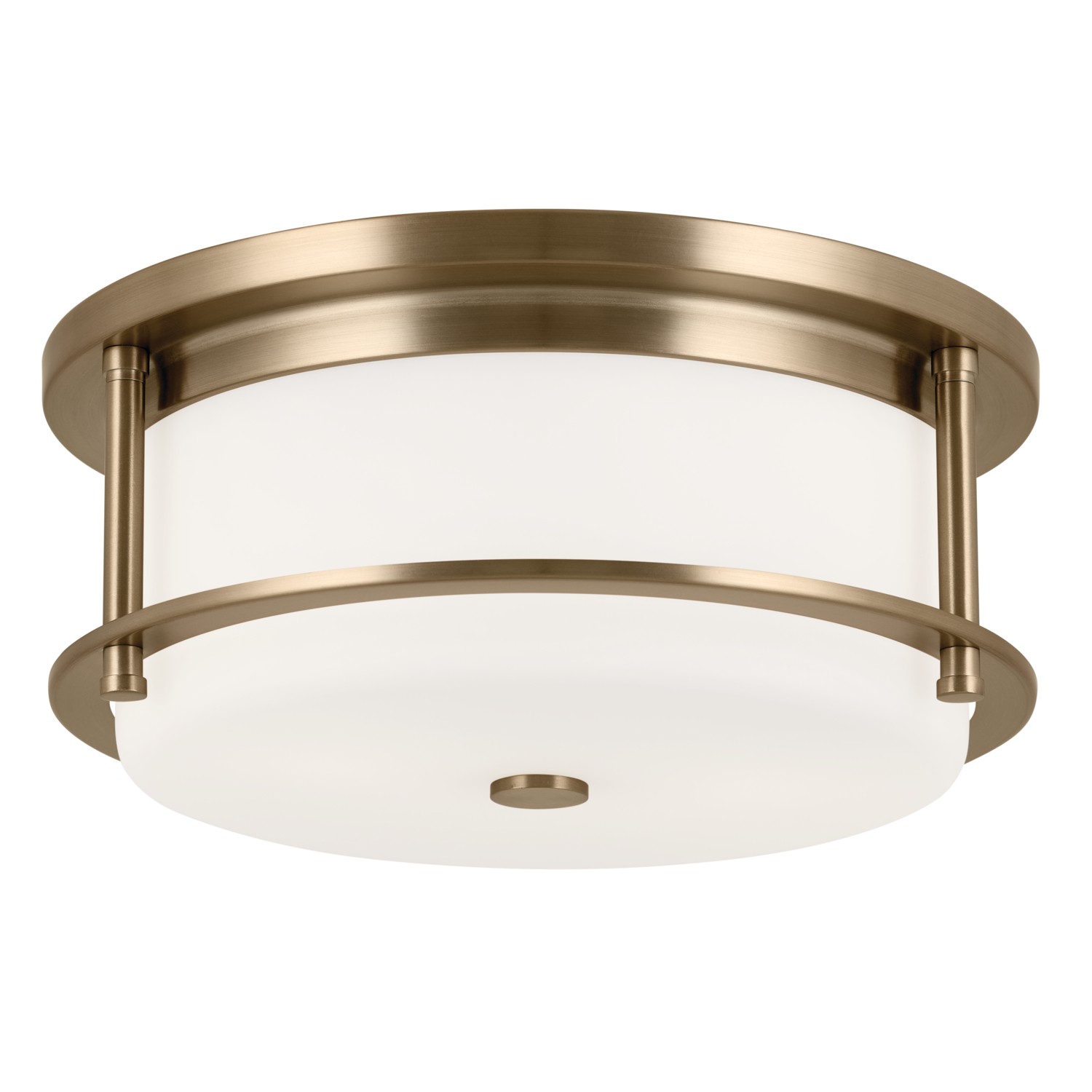 Kichler Brit Two Light Flush Mount in Champagne Bronze - 52595CPZ