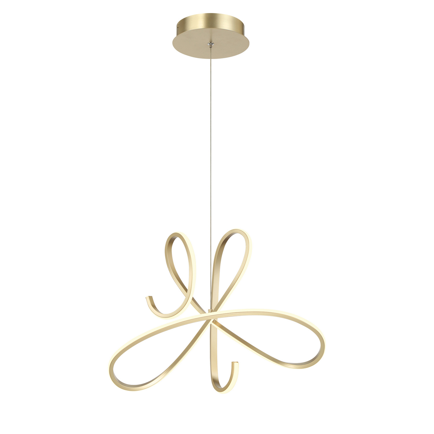 Photos - Chandelier / Lamp George Kovacs Soft Gold LED Pendant from the Astor Collection P5438-697-L