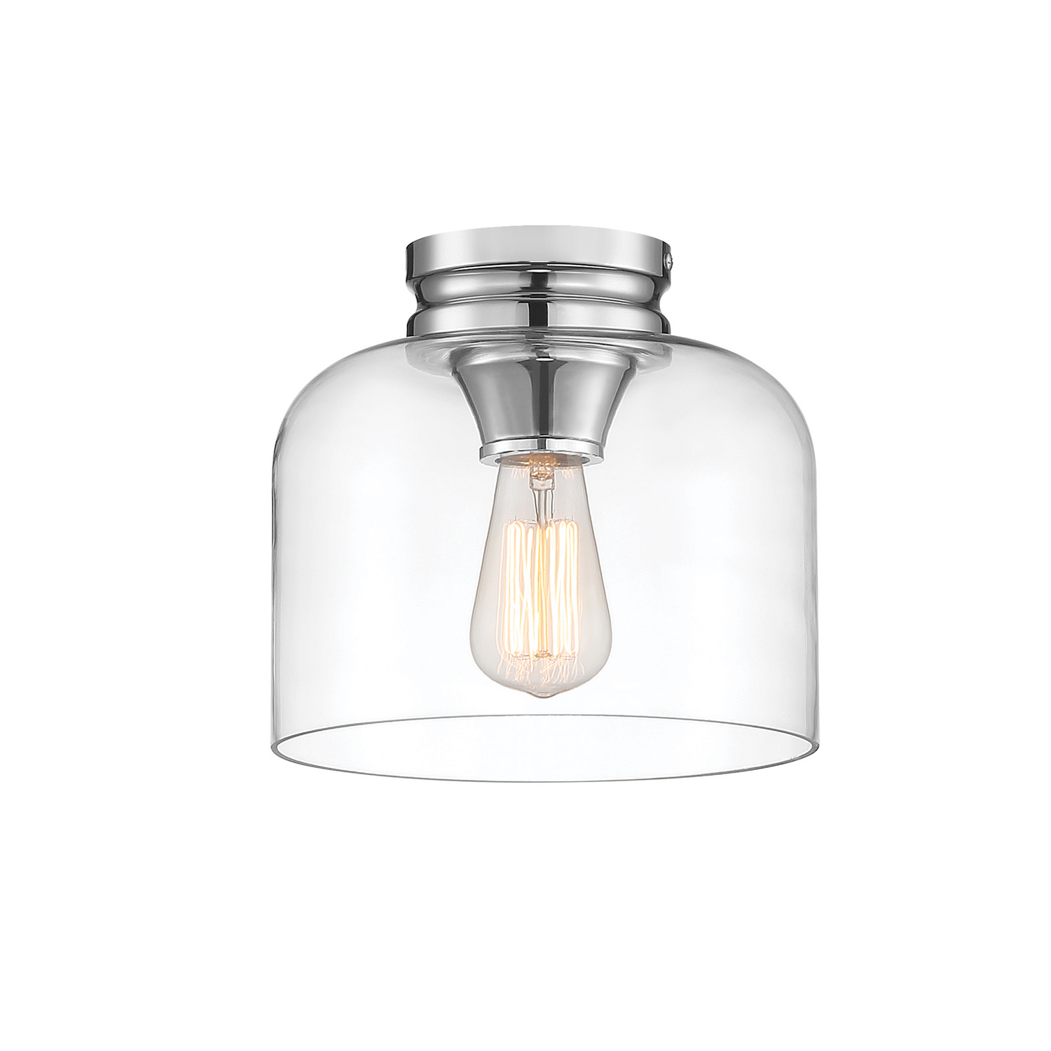 Ezra 1-Light Flushm… - image