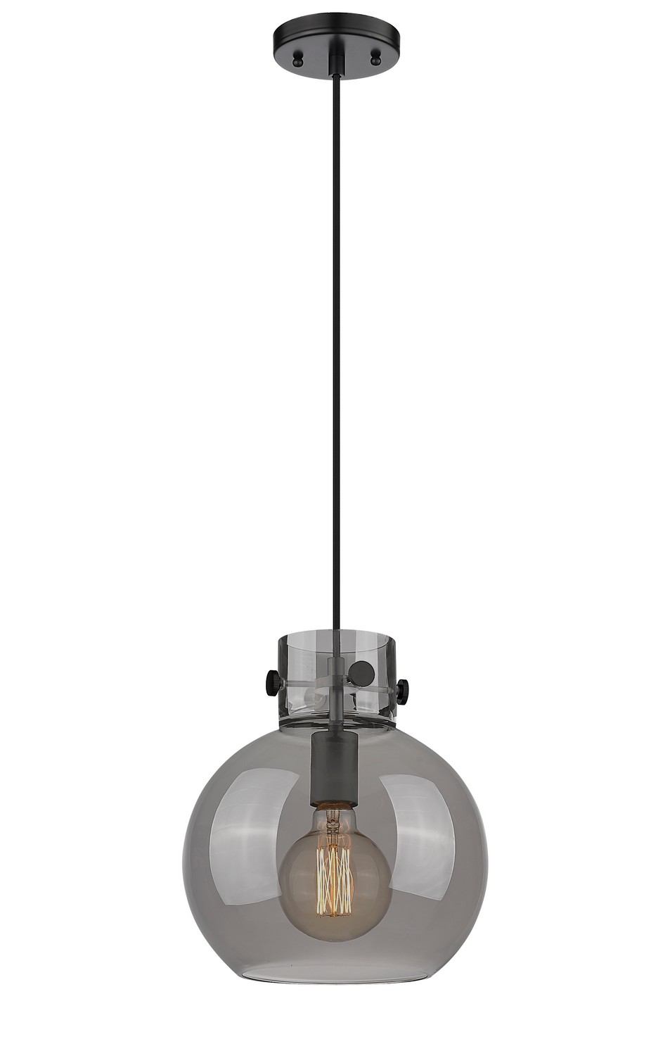 One Light Mini Pendant by Innovations - Downtown Urban Collection, Matte Black Finish - 410-1PM-BK-G410-10SM