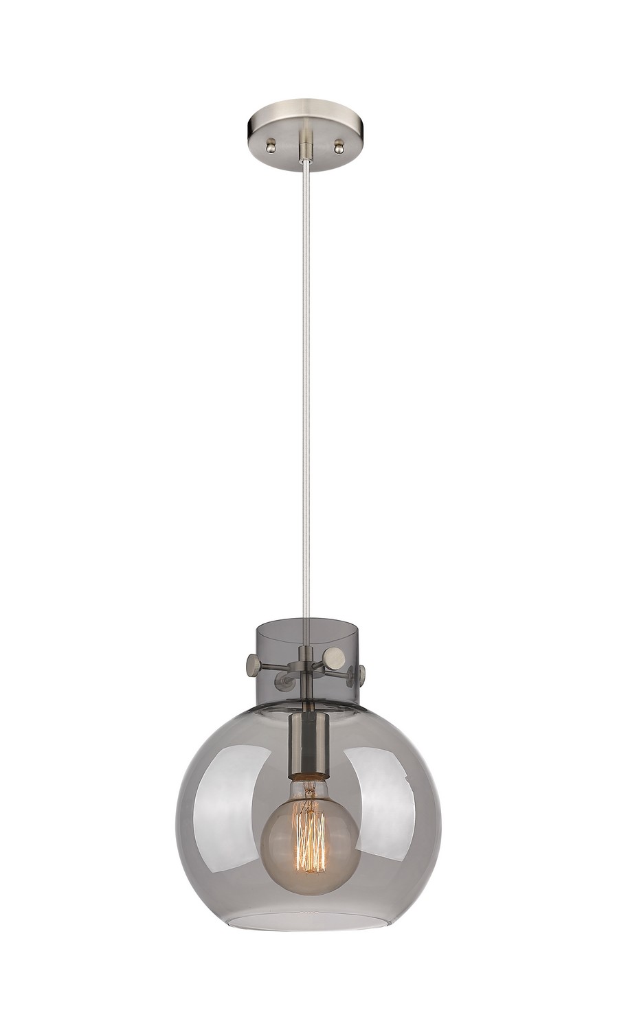 One Light Mini Pendant by Innovations - Downtown Urban Collection, Brushed Satin Nickel Finish - 410-1PM-SN-G410-10SM