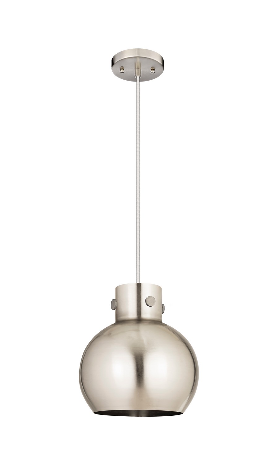 One Light Pendant by Innovations - Downtown Urban Collection, Satin Nickel Finish - 410-1PM-SN-M410-10SN