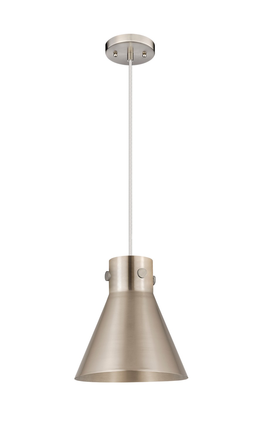 One Light Pendant by Innovations - Downtown Urban Collection, Satin Nickel Finish - 410-1PM-SN-M411-10SN