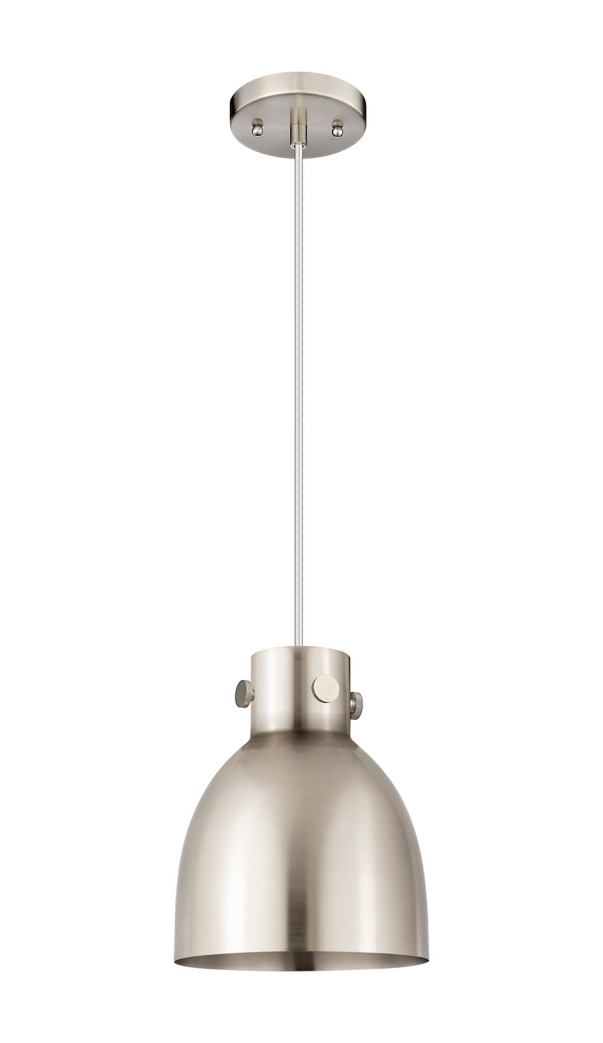 One Light Pendant by Innovations - Downtown Urban Collection, Satin Nickel Finish - 410-1PS-SN-M412-8SN