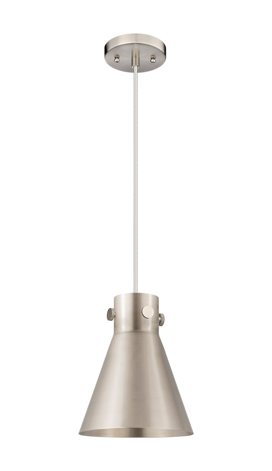 One Light Pendant by Innovations - Downtown Urban Collection, Satin Nickel Finish - 410-1PS-SN-M411-8SN