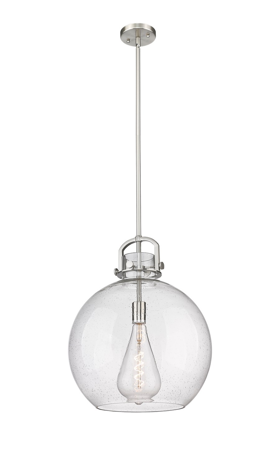 One Light Pendant by Innovations - Downtown Urban Collection, Satin Nickel Finish - 410-1SL-SN-G410-16SDY