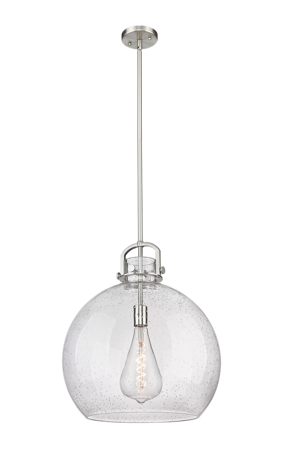 One Light Pendant by Innovations - Downtown Urban Collection, Satin Nickel Finish - 410-1SL-SN-G410-18SDY