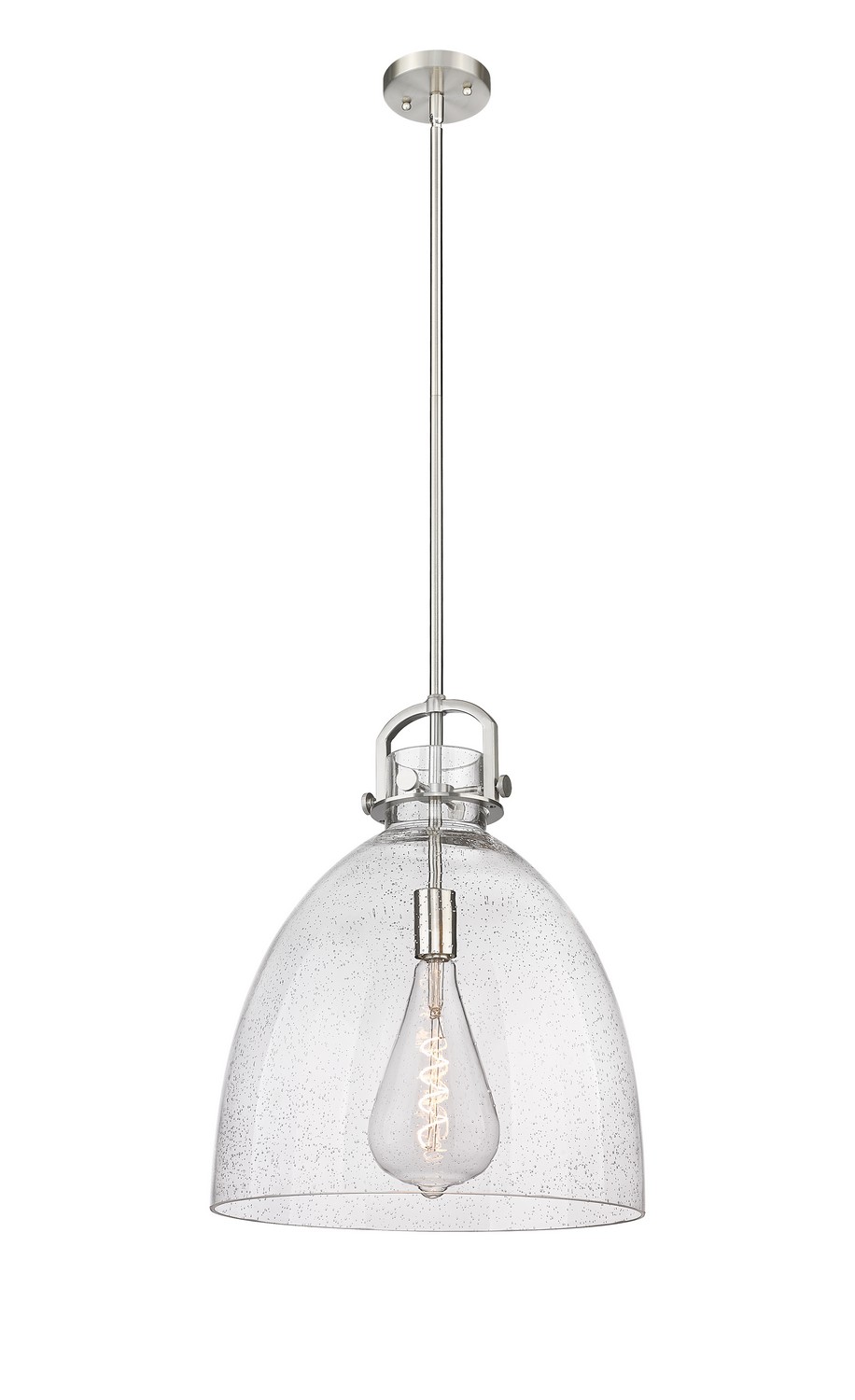 One Light Pendant by Innovations - Downtown Urban Collection, Satin Nickel Finish - 410-1SL-SN-G412-16SDY