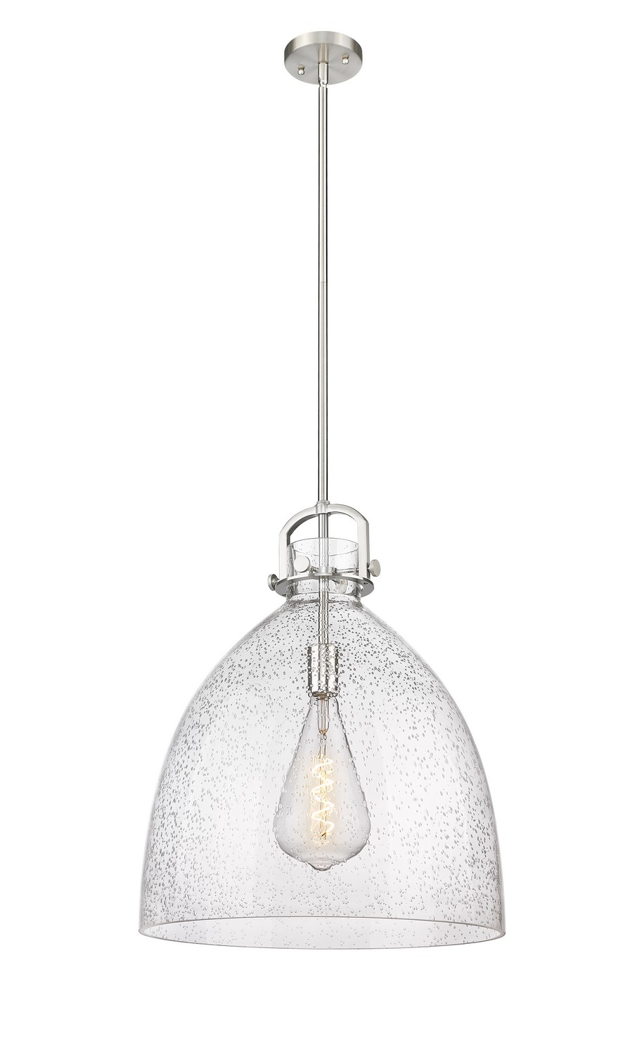 One Light Pendant by Innovations - Downtown Urban Collection, Satin Nickel Finish - 410-1SL-SN-G412-18SDY