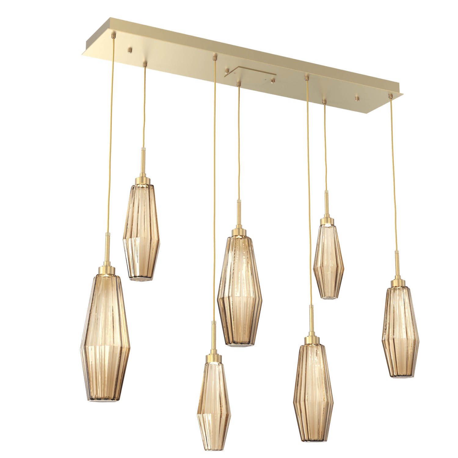 Hammerton Studio Aalto LED Multi-Port in Gilded Brass - PLB0049-07-GB-RB-C01-L3