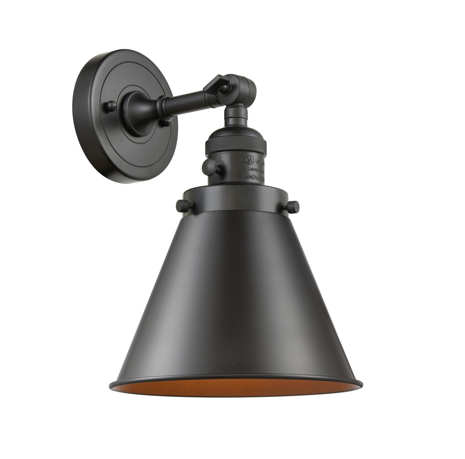 LED Wall Sconce by Innovations - Franklin Restoration Collection, Oil Rubbed Bronze Finish - 203SW-OB-M13-OB-LED
