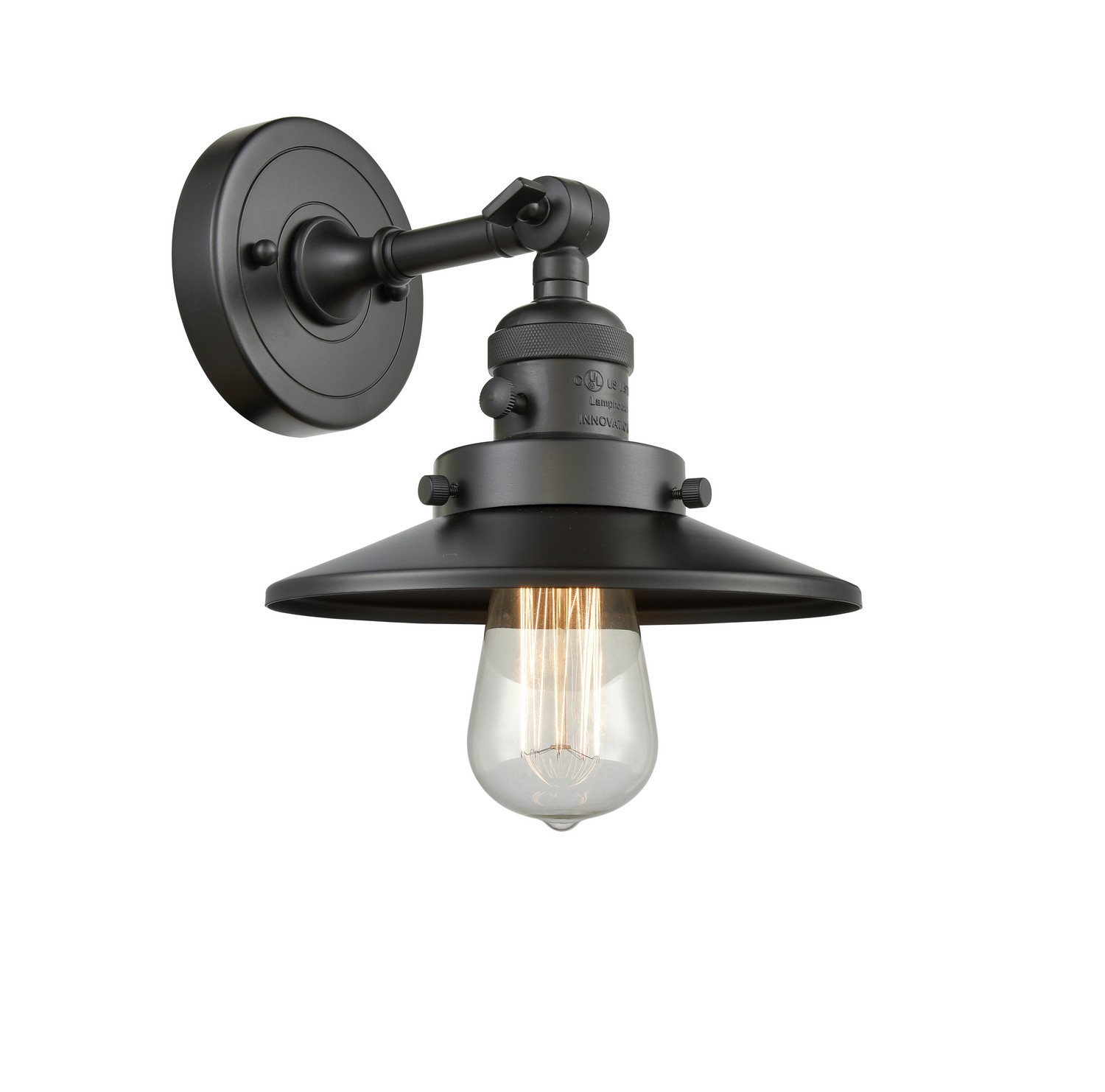 LED Wall Sconce by Innovations - Franklin Restoration Collection, Oil Rubbed Bronze Finish - 203SW-OB-M5-LED