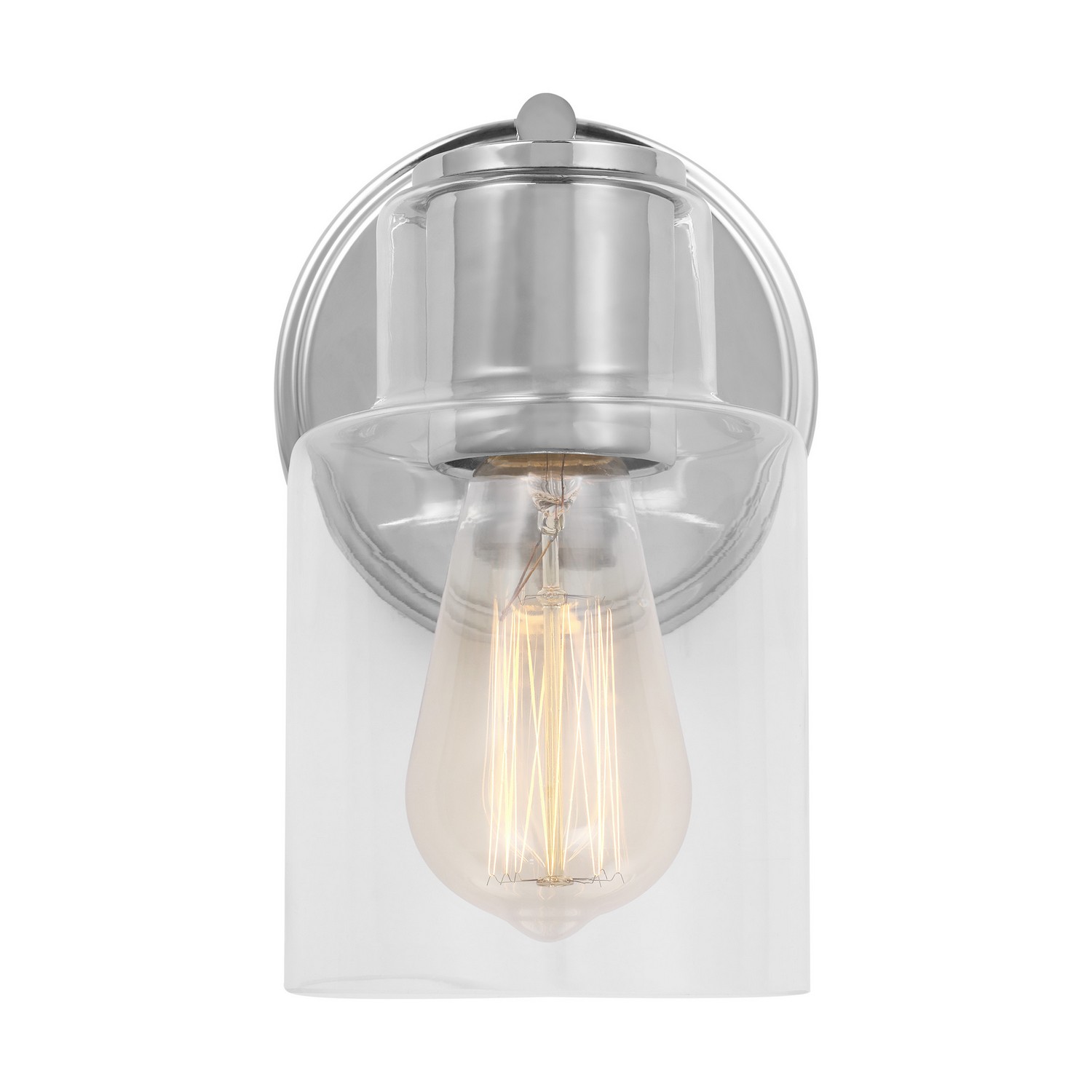 Sayward 1-Light Wall Sconce in Chrome -  SCOTT LIVING, DJV1001CH