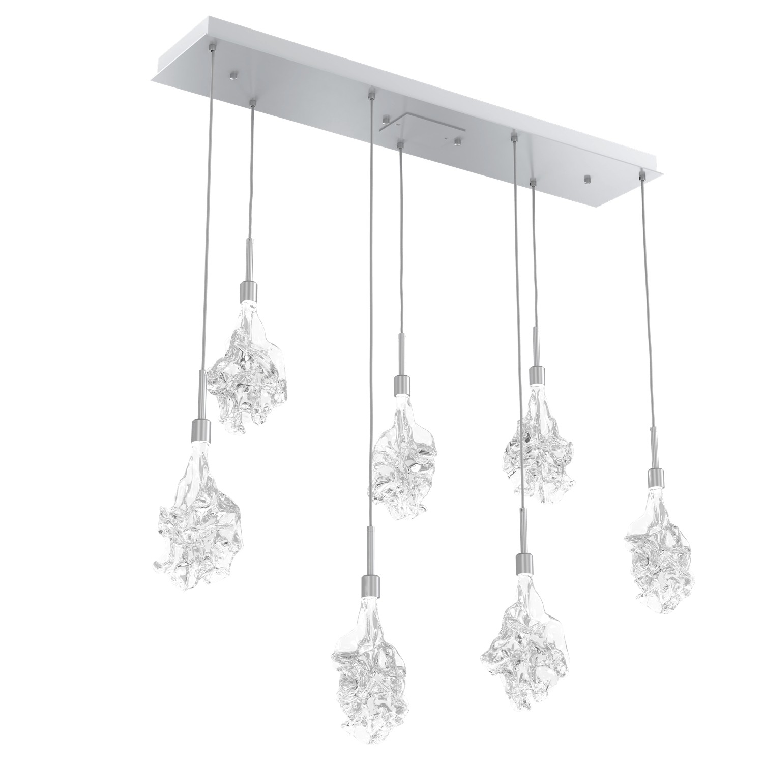 Hammerton Studio Blossom LED Linear Multi-Port in Classic Silver - PLB0059-07-CS-BC-C01-L3