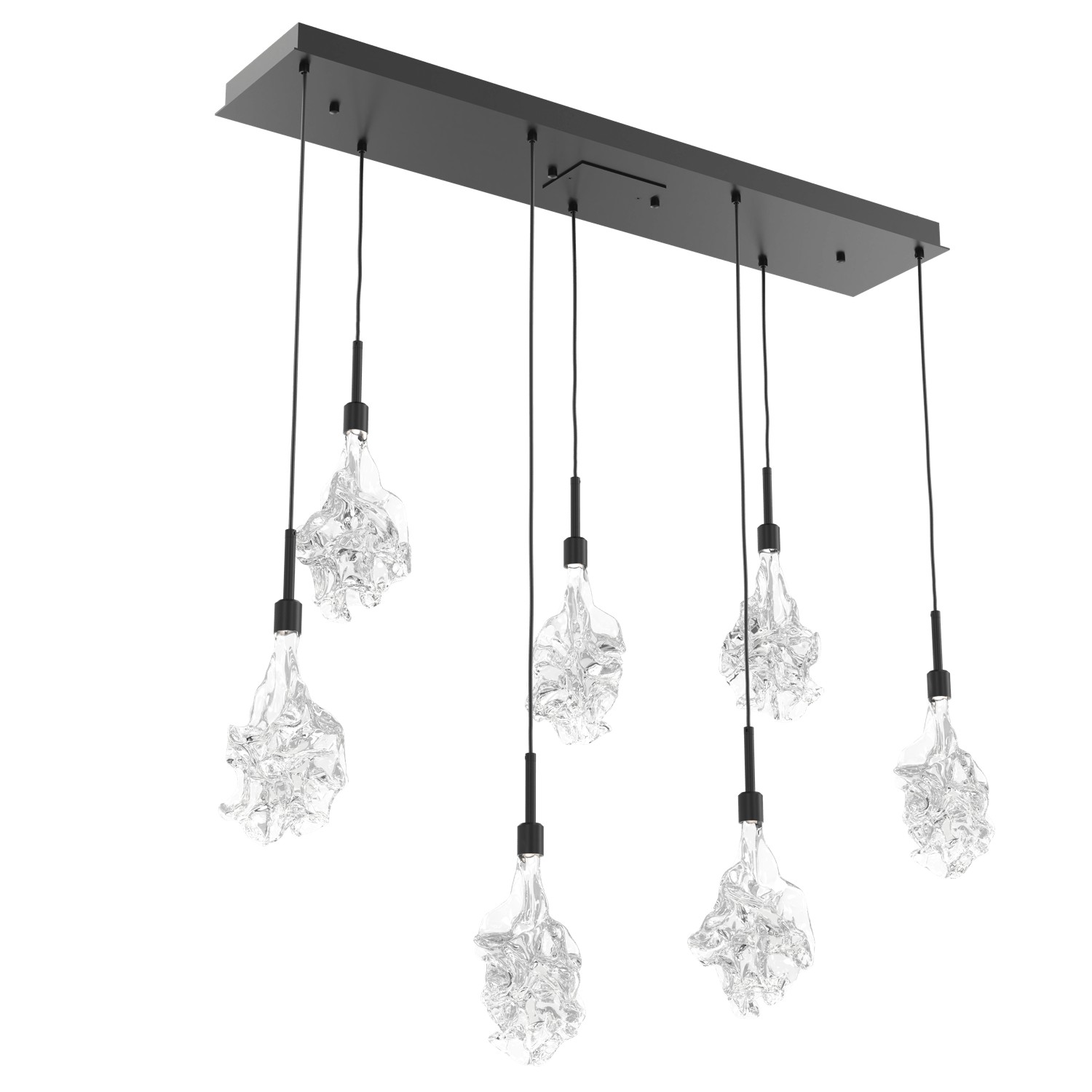 Hammerton Studio Blossom LED Linear Multi-Port in Matte Black - PLB0059-07-MB-BC-C01-L3