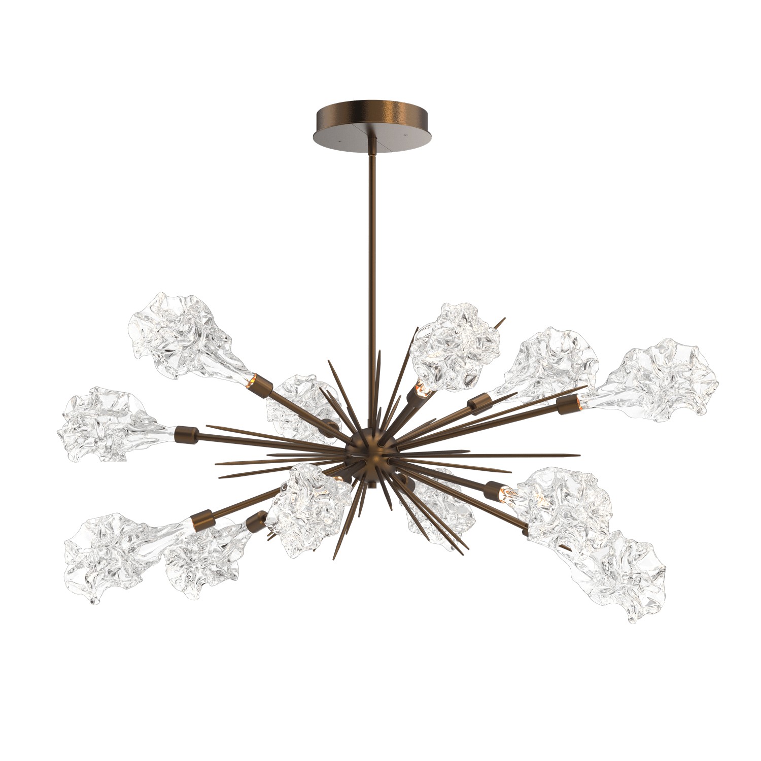 Hammerton Studio Blossom LED Lantern in Flat Bronze - PLB0059-0A-FB-BC-001-L3