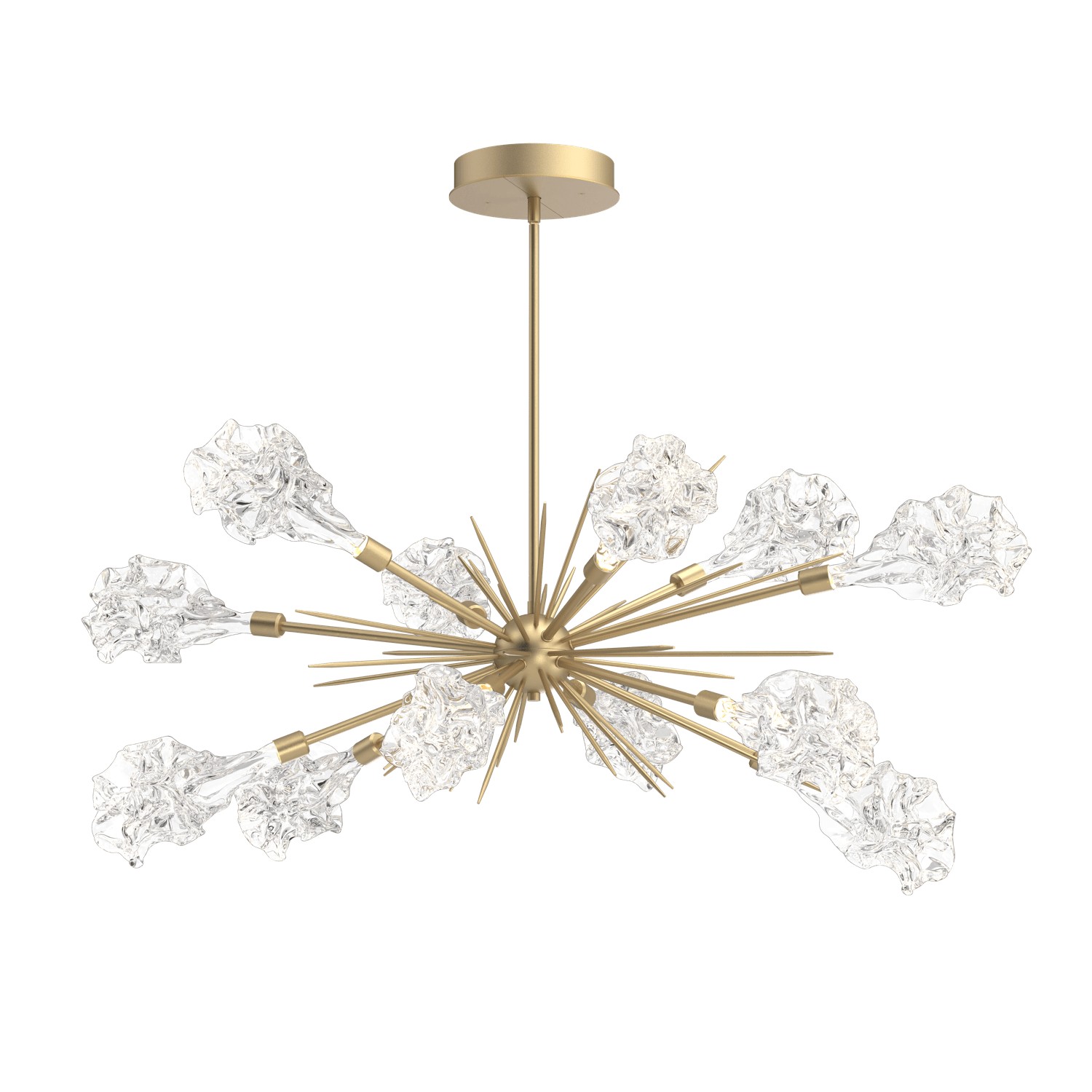 Hammerton Studio Blossom LED Lantern in Gilded Brass - PLB0059-0A-GB-BC-001-L3