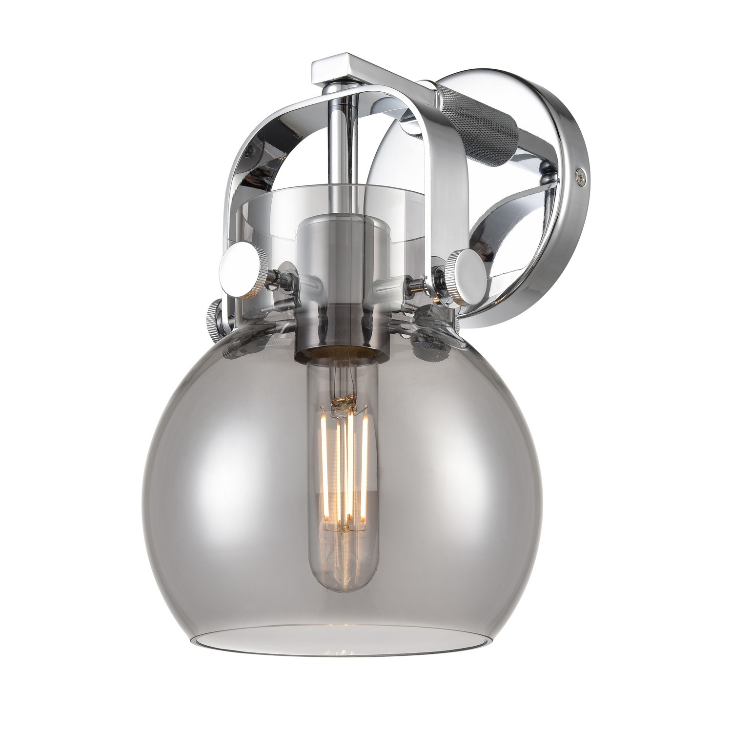 One Light Wall Sconce by Innovations - Downtown Urban Collection, Polished Chrome Finish - 423-1W-PC-G410-6SM