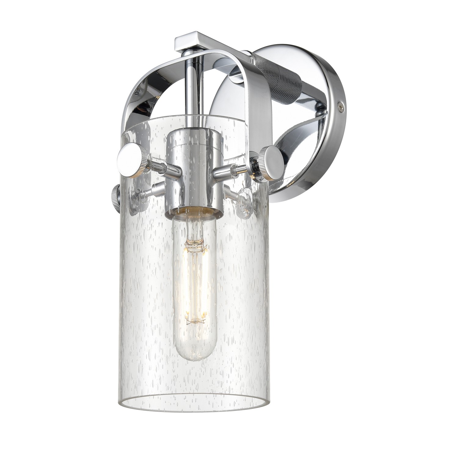 One Light Wall Sconce by Innovations - Downtown Urban Collection, Polished Chrome Finish - 423-1W-PC-G423-7SDY