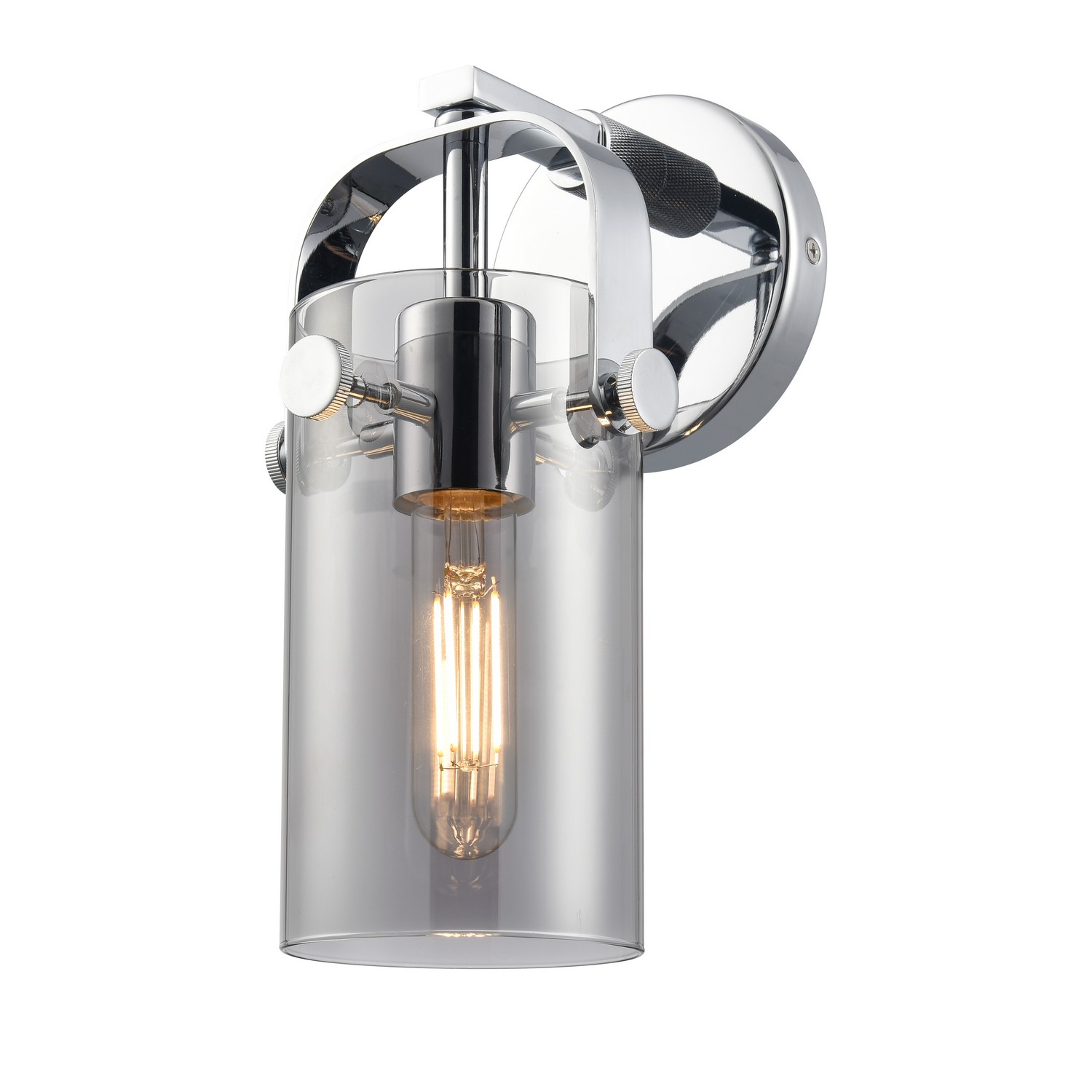 One Light Wall Sconce by Innovations - Downtown Urban Collection, Polished Chrome Finish - 423-1W-PC-G423-7SM