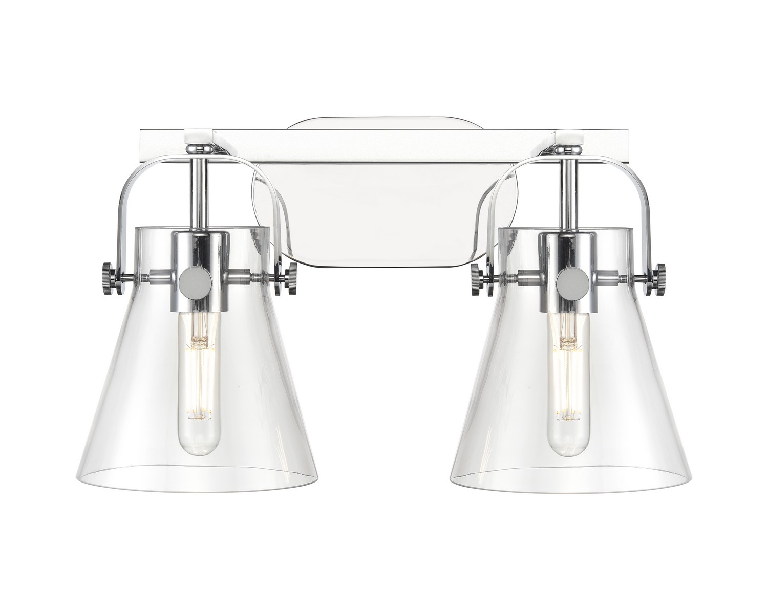 Two Light Bath Vanity by Innovations - Downtown Urban Collection, Polished Chrome Finish - 423-2W-PC-G411-6CL
