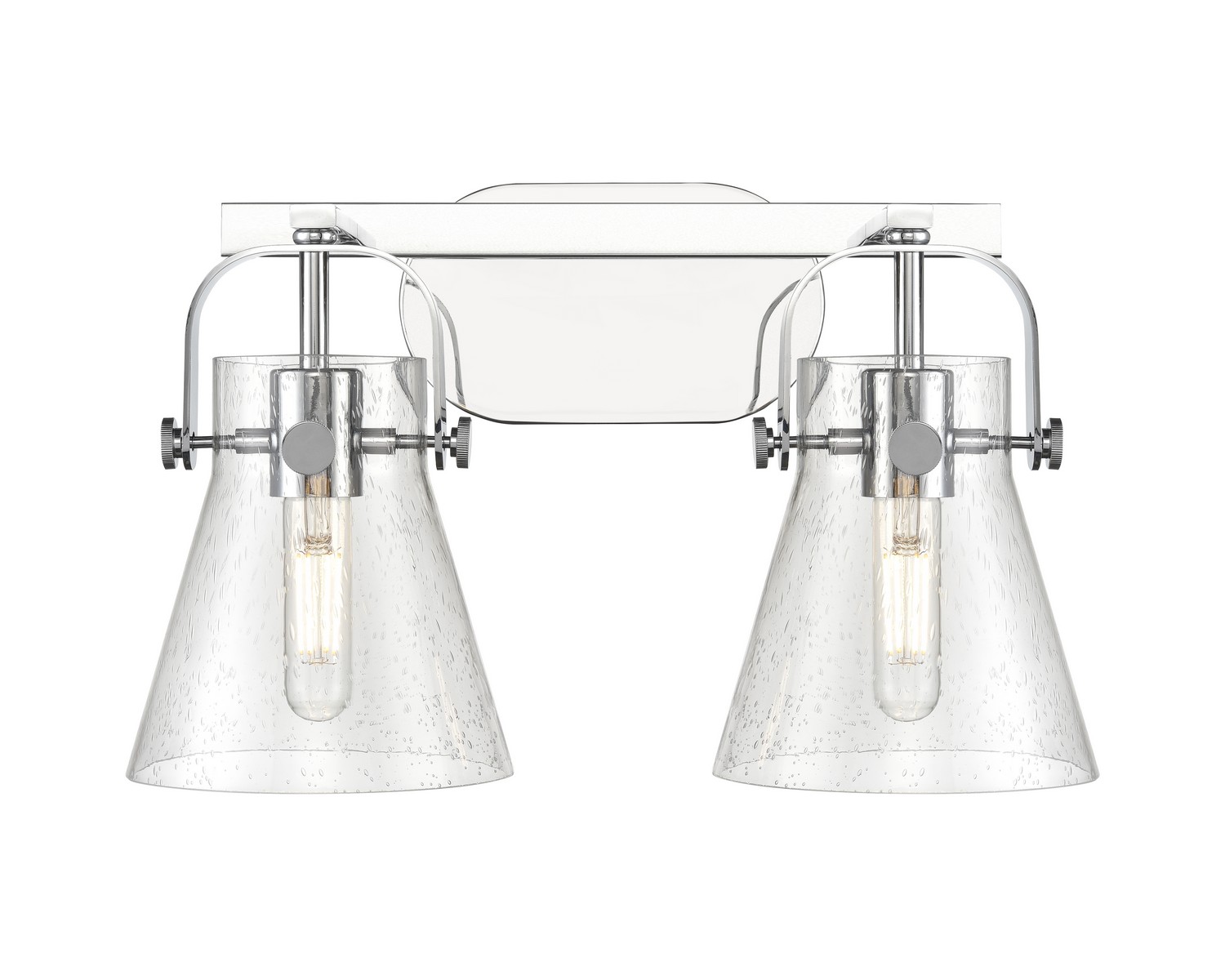 Two Light Bath Vanity by Innovations - Downtown Urban Collection, Polished Chrome Finish - 423-2W-PC-G411-6SDY