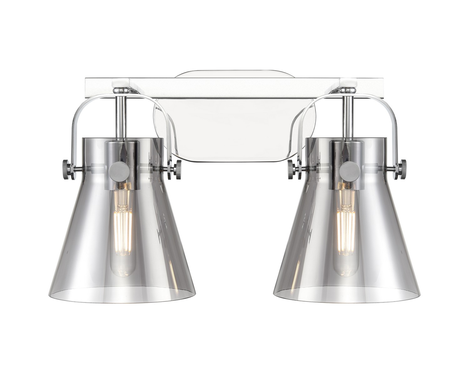 Two Light Bath Vanity by Innovations - Downtown Urban Collection, Polished Chrome Finish - 423-2W-PC-G411-6SM