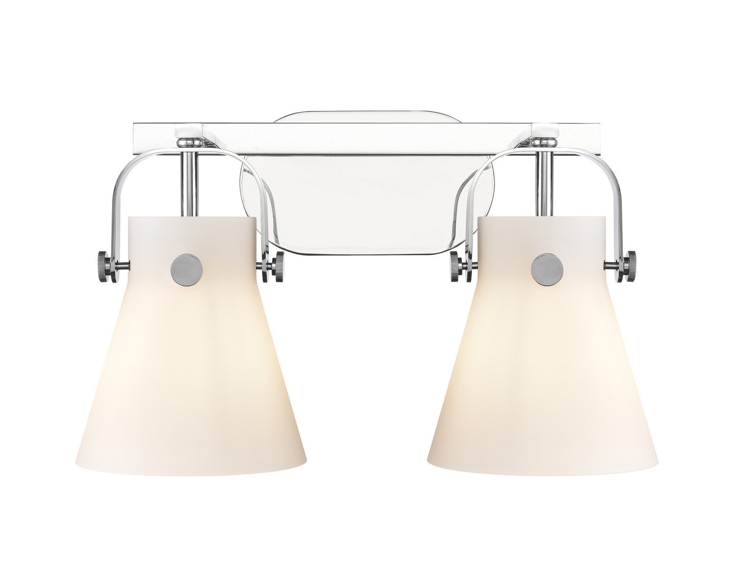 Two Light Bath Vanity by Innovations - Downtown Urban Collection, Polished Chrome Finish - 423-2W-PC-G411-6WH