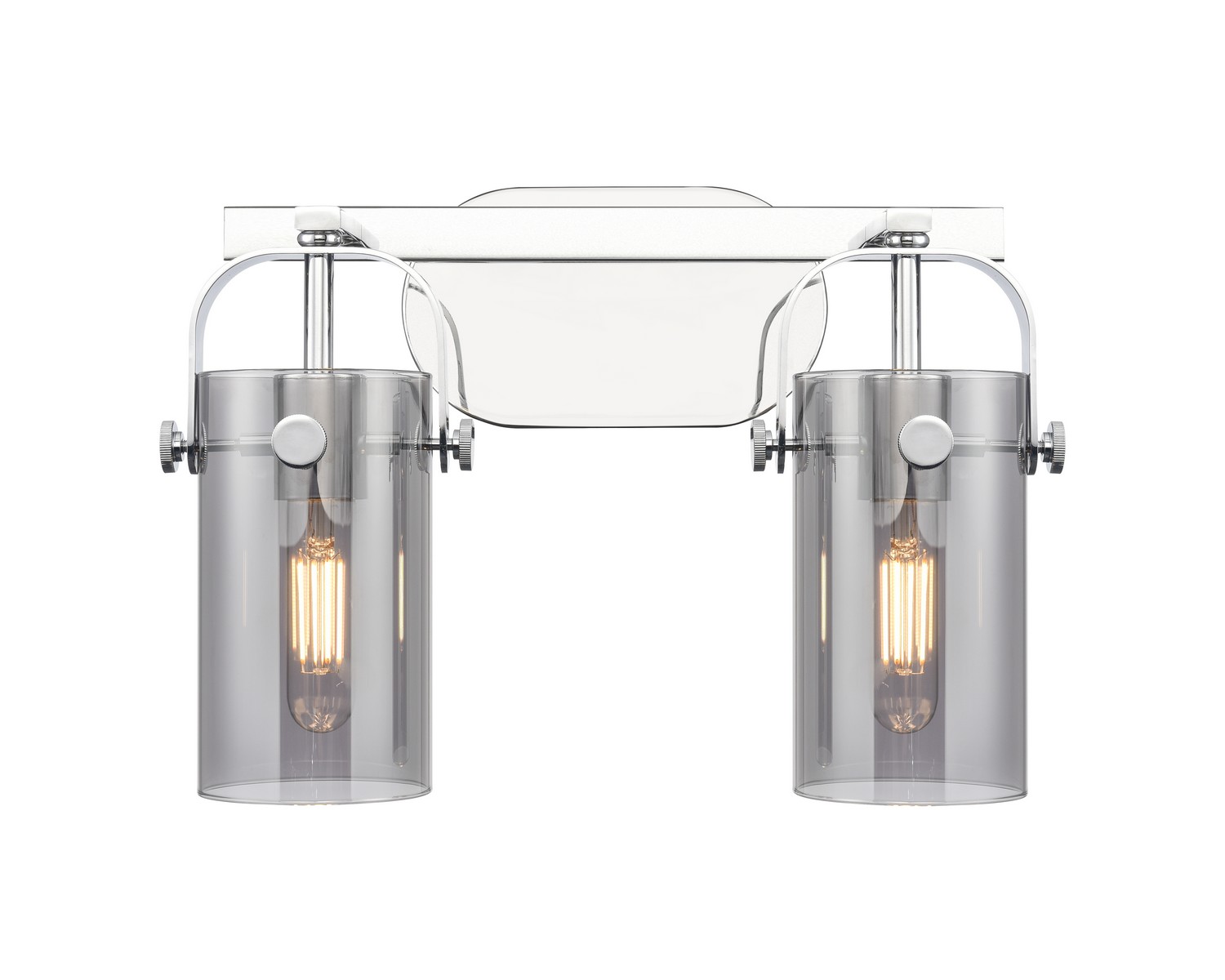 Two Light Bath Vanity by Innovations - Downtown Urban Collection, Polished Chrome Finish - 423-2W-PC-G423-7SM
