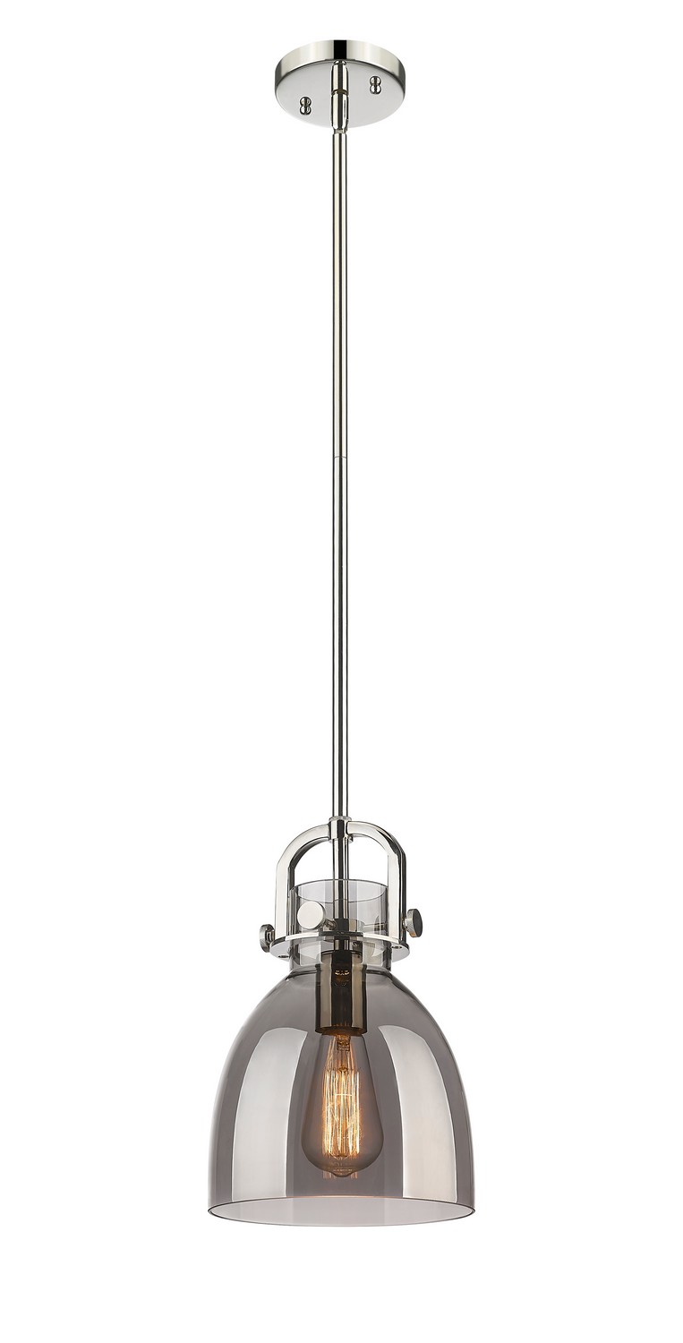 One Light Mini Pendant by Innovations - Downtown Urban Collection, Polished Nickel Finish - 410-1SS-PN-G412-8SM