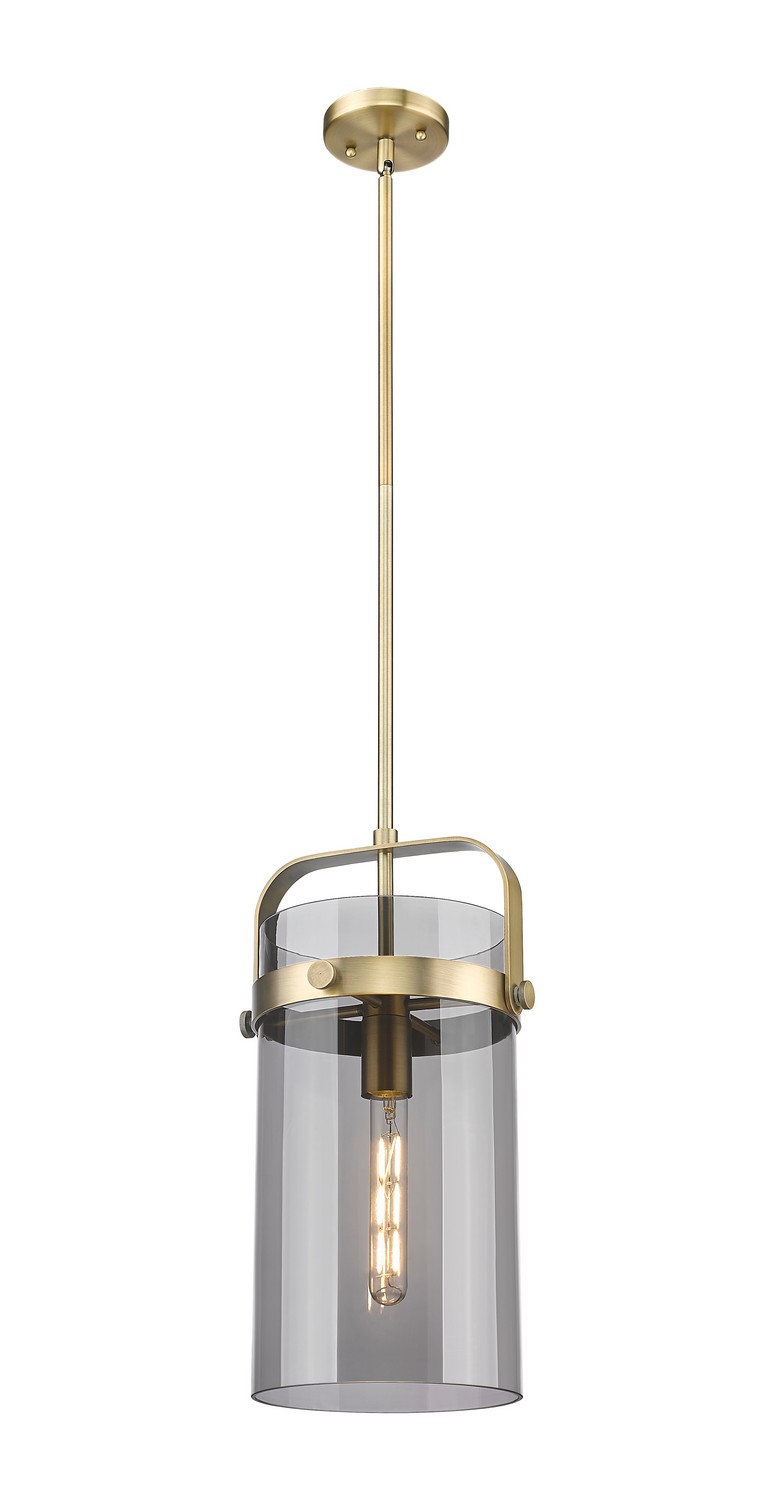 One Light Mini Pendant by Innovations - Downtown Urban Collection, Brushed Brass Finish - 413-1SM-BB-G413-1S-8SM
